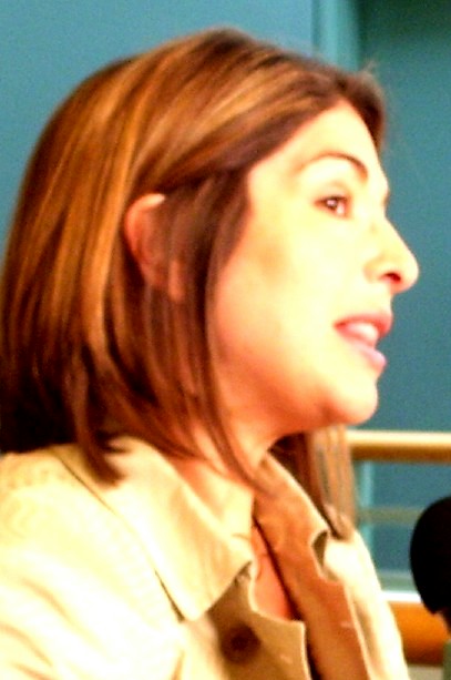 Naomi Klein -- corporate globalization beat photo